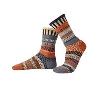 Solmate Mismatched Unisex Crew Socks Nutmeg UK 4-6 Solmate Multicolor 4-6