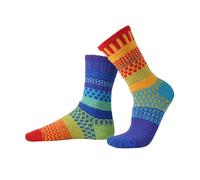 Solmate Mismatched Unisex Crew Socks Rainbow UK 8-10 Solmate Multicolor 8-10