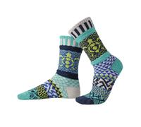 Solmate Save the Turtles Ocean Crew Mismatch Unisex Socks in Blue | Size: 4-6 Solmate Blue 4-6