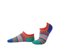 Solmate Socks Mismatched No Show Liner Socks for Women/Men, USA Made with Recycled Yarns - Multicoloured - Small (Womens 6-8; Men's 5-7)