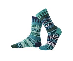 Solmate Socks - Odd Socks for Women or Men, Evergreen Large