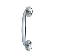 Solmer LTD 152 mm Cabinet Bow Handles Brass Chrome Satin Door Drawer Pull Handle + Screws (Polished Chrome)