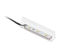 Solmer LTD GTV Light LED Plastic Clip for Glass Shelving Modern Panel Lighting Furniture (6200K)