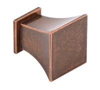 Solmer LTD Hafele Augusta Cup Bow Knob Handles Antique Copper Kitchen Furniture Cabinet (Knob 30x30mm)