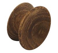 Solmer LTD Hafele YOYO Kitchen Bedroom Cabinet Door Drawer Wooden Knob Oak or Walnut (Smoked Oak)
