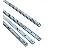 Solmer LTD Metal Ball Bearing Drawer runner Pr 310mm draw depth for 17mm (5 Pairs)