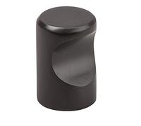 Solmer LTD MINI Kitchen Bedroom Cabinet Unit Door Drawer Pull Knob Handle Ø15 x 22 mm (Matt Black)