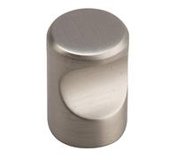 Solmer LTD MINI Kitchen Bedroom Cabinet Unit Door Drawer Pull Knob Handle Ø15 x 22 mm (Stainless Steel Effect)