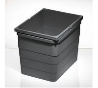Solmer LTD Ninka Kitchen Replacement Inner Waste Bin ONLY Capacity: 5.5-42 litres (Capacity, 26 litres)