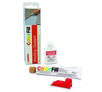Solmer Unika ColorFill Kitchen Worktop Joint Sealant Sealer & Laminate Repair Kit (Spanish Walnut 106), Multi
