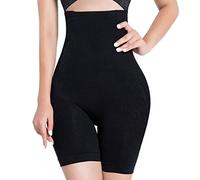SOLO ACTFIT Women Tummy Control Slimming Shorts High Waist Shaping Panties Shapewear Shorts Underwear Butt Lifter Control Knicker Thigh Slimmer Body Shaper (Black, L)