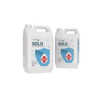 Solo - Alcohol Hand Sanitiser Gel 2 x 5 Litre Refill | 70% Alcohol | Rapid Drying | Kills 99.99% of Germs | Certified EN1276 & EN1500 | Janitorial Sanitation Supplies | Made in the UK