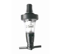Solo Classical Black Push Up Spirit Measure 25ml GS (Each)