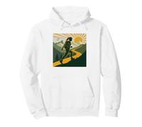 Solo Female Backpacker Who Trusts Instincts Over Warnings Pullover Hoodie