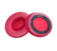 Solo HD 1.0 Replacement Earpads,Compatible with Beats by Dr.Dre Solo 1.0 Wired/Solo HD Headphones,Snap-On Protein Leather Ear Cushions,Easy Installation Memory Foam Ear Pad Repair Parts (Red)