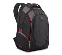 Solo Launch 17.3 Inch Laptop Backpack with Hardshell Front Pocket, Black, One Size, Launch Laptop Backpack