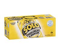 Solo Lemon Soft Drink Can, 10 x 375ml