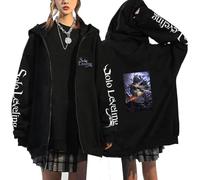 Solo Leveling Anime Hoodie for Boys, Teenagers, Men & Girls - Perfect for Fandom Lovers (Black1,L)