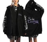Solo Leveling Anime Hoodie for Boys, Teenagers, Men & Girls - Perfect for Fandom Lovers (Black2,4XL)