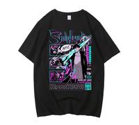 Solo Leveling Anime T-Shirt for Teen Boys - Short Sleeve Graphic Tee, Cool 3D Print Design, Comfortable Cotton Casual Wear, for Fans (Black6,3XL)