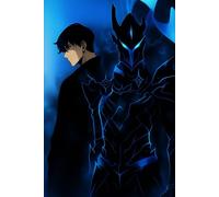 Solo Leveling Inspired Anime Notebook | Unruled Sketch Journal |: 9x6 Inches | 120 Blank Pages | Cool Dark Fantasy Art Cover | Manga & Otaku Gift