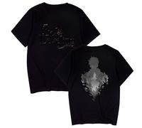 Solo Leveling T-Shirts Merch Tee Summer Women Men Streetwear Fashion Casual Short Sleeve Camiseta Tee Chic Tops (Black2,S)