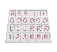 Solo Mahjong Board, 3D Printed Training Tool, Portable Strategy Aid, Mahjong Practice Game Set, Skill Learning Device for Home Living Room Family Gathering Holiday Travel Party Beginner Player Use