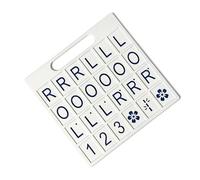 Solo Mahjong Practice Board, 24 Slot Strategy Training Aid, Single Player Mahjong Learning Tool, Portable Tile Arrangement Board, Educational Puzzle Game Accessory for Family Game Night Entertainment