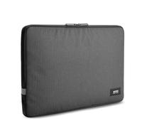Solo New York Laptop Bag Sleeve for Women & Men - Travel Case for Computer & Tablet, Fits up to 15.6" Laptops, Fully Padded, Lightweight Construction, Durable Zippers - Gamma, Black