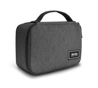 Solo New York RFID Tech Case - Electronics Organizer, Tech Accessories Pouch for Travel, Small Gadget Bag for Cords, RFID Data Protection for ID & Passport, Sturdy Carrying Handle - Bridge, Gray