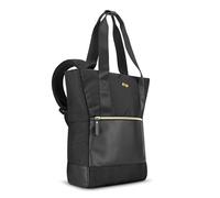 Solo New York Women's Parker Hybrid Backpack Tote Messenger Bag, Black Gold, 16X15X4.5 UK