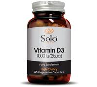 Solo Nutrition Vitamin D3 1000 IU - 60 x 25mcg Vegicaps