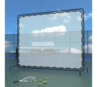 Solo Practice Rebounder Net for Tennis, Baseball, Hockey, Lacrosse | Personal Training Rebound Net for All Skill Levels | Self-Return Sports Trainer