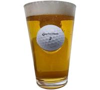 solo-pro master your game Golf Gift for Men Beer Glass Real Golf Ball Embedded in The Pint Glass Unique Birthday Fathers Day
