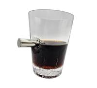 solo-pro master your game Shot Effect Bullet Whiskey Spirit Glass Tumbler 12 0z Gift for Him Her