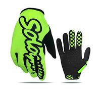 SOLO QUEEN Gloves for Sim Racing Karting ATV Steering Wheel Games (Yellow,XL)