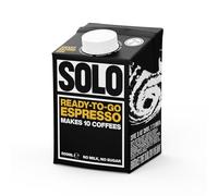 Solo Ready-To-Go Espresso | Makes 10 Coffees | Perfect for Iced Coffee | Instant Barista Grade Coffee | Natural | Black and Unsweetened | 50cl |