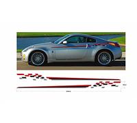 Solo Signs UK Nissan Nismo Side Stripe Set - 350z GTR Skyline S14 Car Decal Graphic (SS20024)