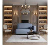 Solo Sofa Bed Has Sleep Function And Storage Box Polyurethane Foam Wooden Metal Legs 162X93X97Cm Light Blue Right