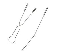 Solo Stove Fire & Pit Tools | Stainless Steel Tongs for Wood Fireplace, Includes 81.5 cm Wood Grabber and 92.5 cm Poker, Great for Outdoor Use