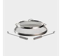 Solo Stove Bonfire Shield |Stainless Steel Fire Pit Spark Protector Screen, Firepit Mesh Protective Spark Screen for Backyard and Outdoor Fire Pits, Stops Hot Embers, Width Top: 32 cm, Height: 9,5 cm