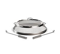 Solo Stove Yukon Shield |Stainless Steel Fire Pit Spark Protector Screen, Firepit Mesh Protective Spark Screen for Backyard and Outdoor Fire Pits, Stops Hot Embers, Width Top: 47 cm, Height: 13 cm