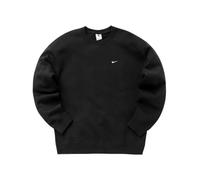 Nike Solo Swoosh Men's Fleece Crew - Black - Cotton/Polyester S