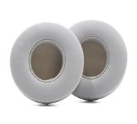 Solo3.0 Replacement Earpads,Compatible with Beats Solo2/Solo 3 Wired/Wireless Headphones,Protein Leather Ear Cushions,Comfortable & Noise-Isolating Ear Pads for Beats Solo3 Wireless Earphones(Silver)