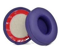 Solo3 Ear Pads Cushions Replacement for Beats Solo 2 & Solo 3 Wireless On-Ear Headphones, Ear Cushions Memory Foam Earpads with Soft Protein Leather (POP Purple)