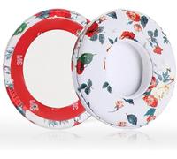 Solo3 Ear Pads Cushions Replacement for Beats Solo 2 & Solo 3 Wireless On-Ear Headphones, Ear Cushions Memory Foam Earpads with Soft Protein Leather (White Floral)
