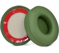 Solo3 Ear Pads Cushions Replacement for Beats Solo 2 & Solo 3 Wireless On-Ear Headphones, Ear Cushions Memory Foam Earpads with Soft Protein Leather(Green)