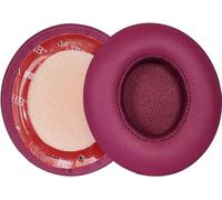 Solo3 Ear Pads Cushions Replacement for Beats Solo 2 & Solo 3 Wireless On-Ear Headphones, Ear Cushions Memory Foam Earpads with Soft Protein Leather (Brick Red)