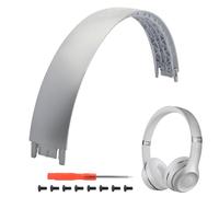 Solo3 Headband Replacement Parts Accessories Solo2 Headband Repair Kit Compatible with Solo 3.0 Solo 2.0 Wireless Top Headband（Silver）