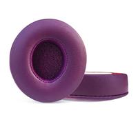 Solo3 Xinyuekj Ear Pads Replacement,Compatible with Beats by Dre Solo 3/Solo 2 Wired/Wireless A1796/B0534 Headphones,Ear Pads Cushions with Upgrade Memory Foam & High Protein Leather(POP Magenta)